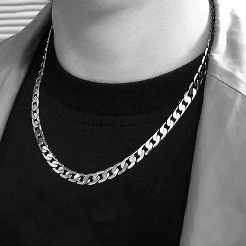 Cuban Link Chain 12Mm - 925 Sterling Silber Halskette für Männer