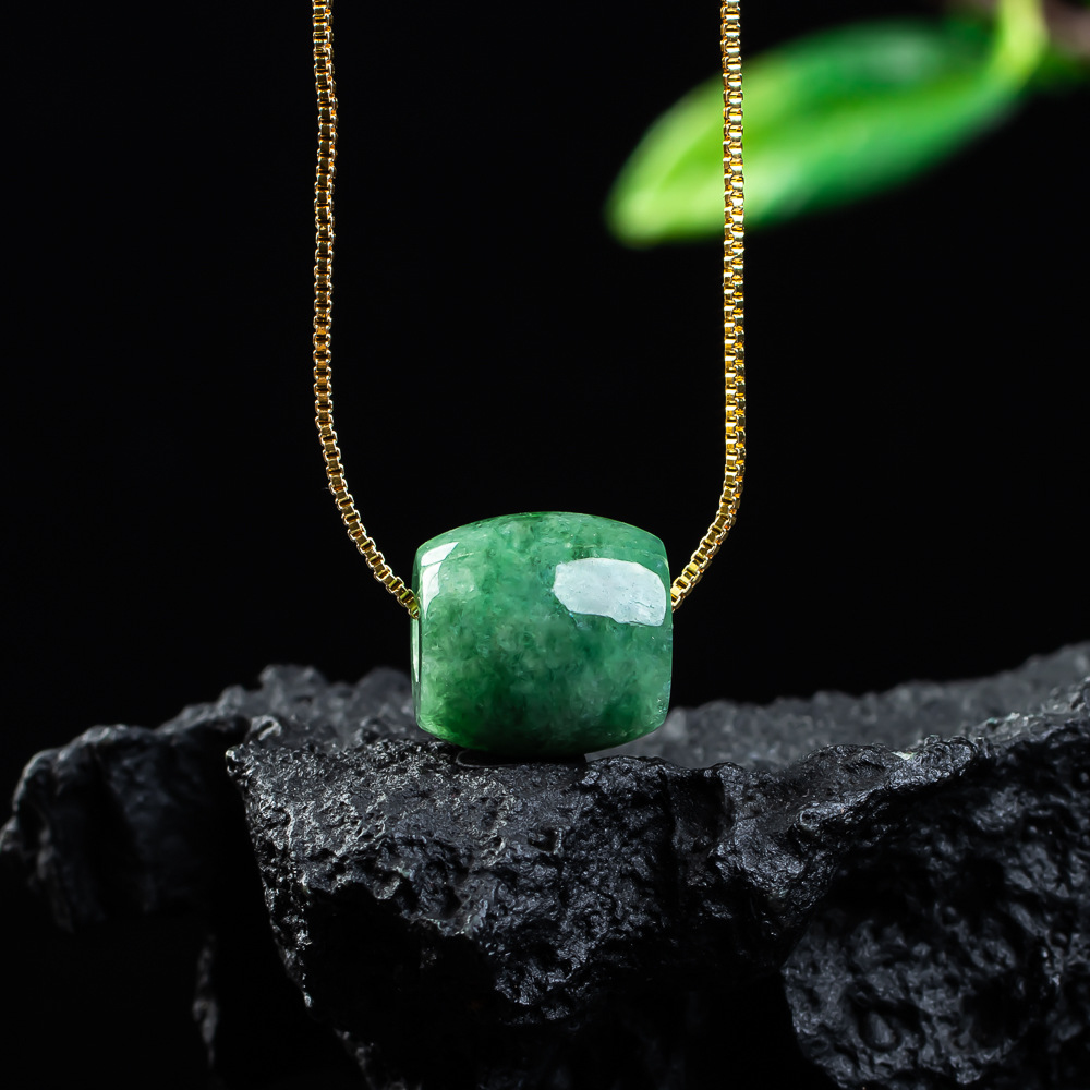 Necklaces - Natürliche echte Jade Perlen Anhänger Myanmar