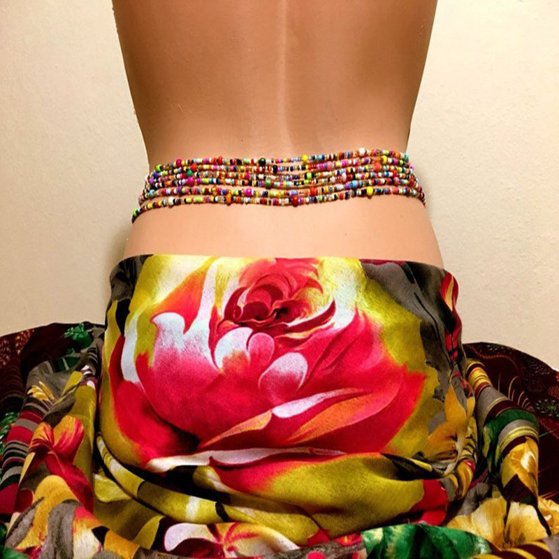 Body Jewelry - Frauen geschichteten Perlen Bauch kette Boho-Stil