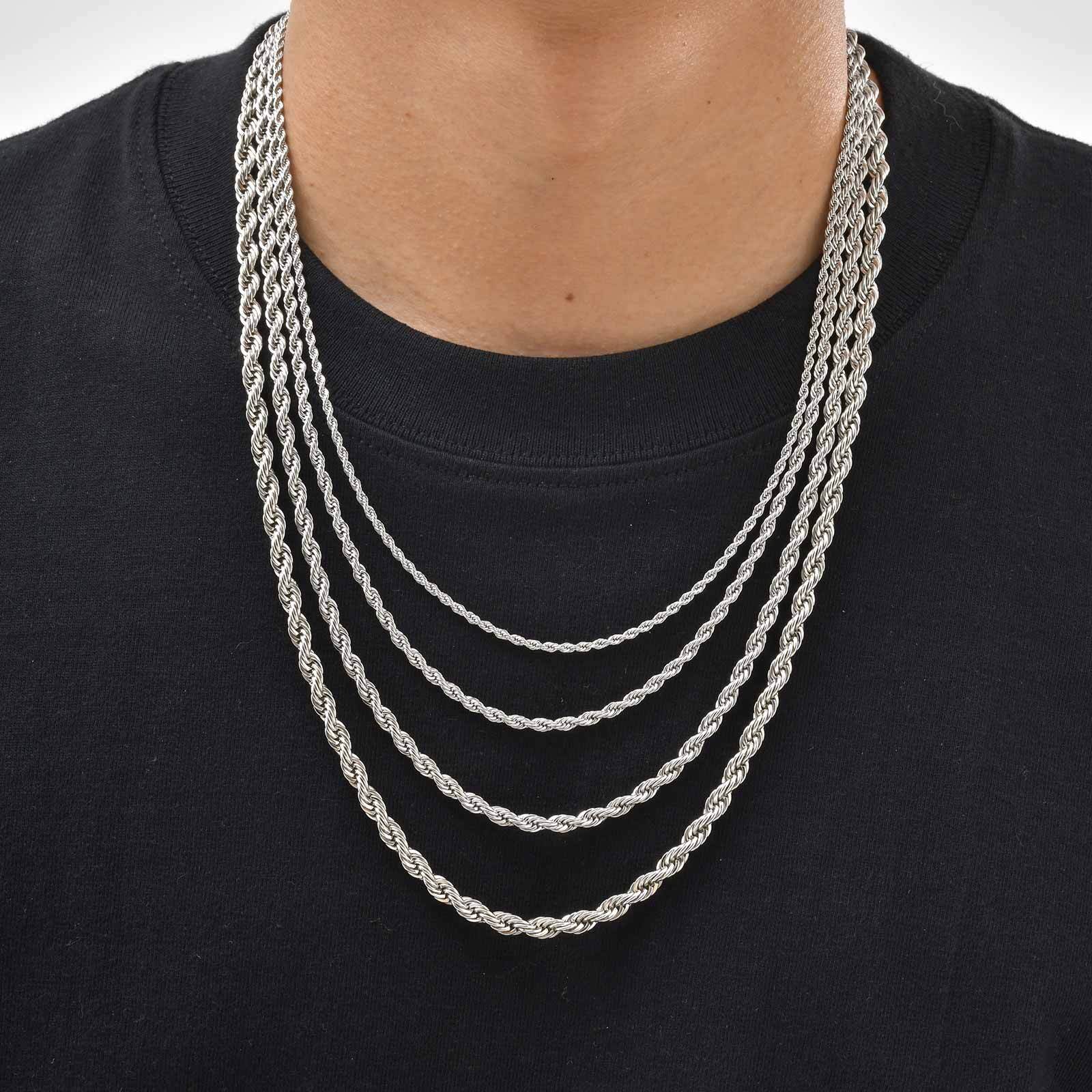 Cuban Link Chain 12Mm - Männer Seile Lange Halskette Edelstahl Minimalistischen