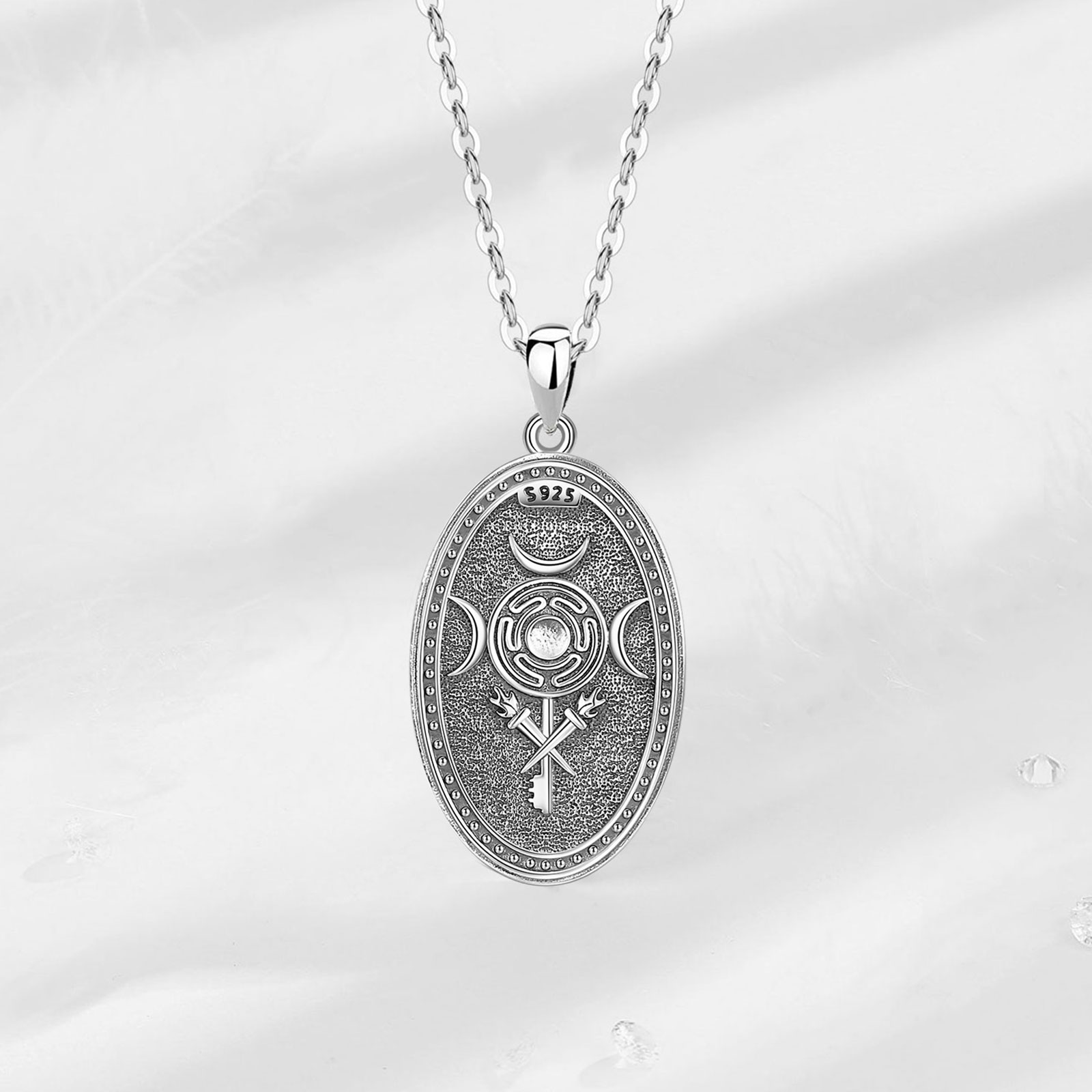 Eudora Halskette mit dreifache – 925 Sterling Silver Chain Necklace Men Bewertung und Preis