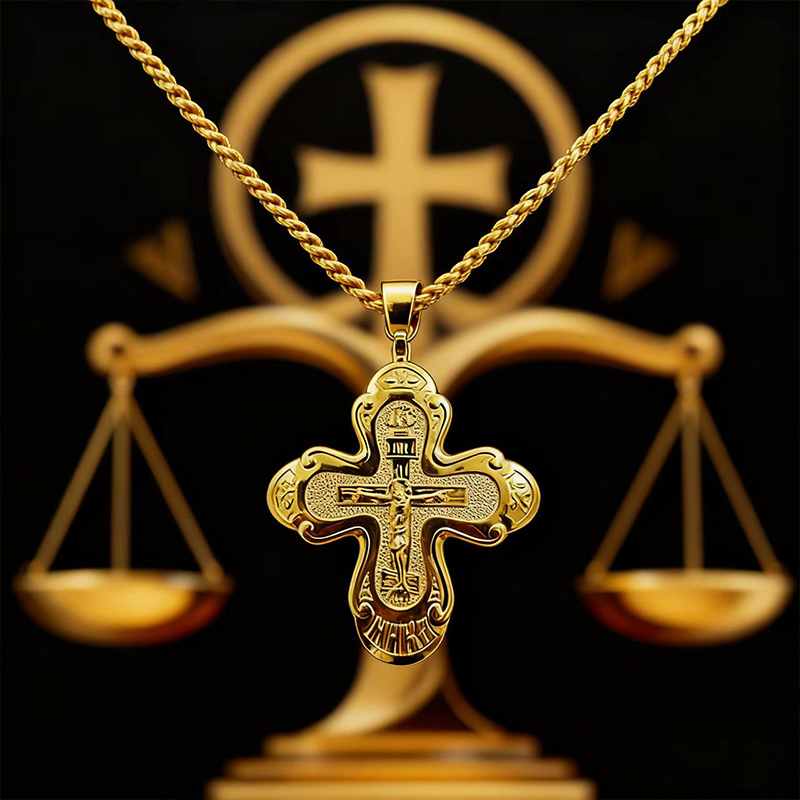 Neues 2026 Orthodoxes Brustkre – Cross Pendant Necklace Gold Bewertung und Preis