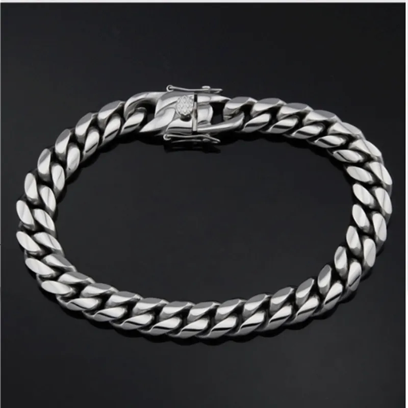 316l Edelstahl Miami Bordstein – Cuban Link Chain 12Mm Bewertung und Preis