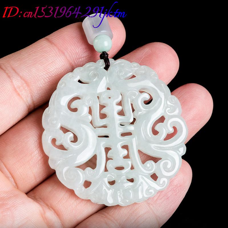 Burmesische Jadeit-Drachen-Anh – Necklaces Bewertung und Preis