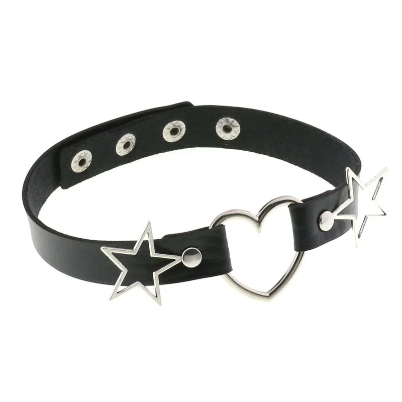 Decopunk Punk PU Leder Herz St – Goth Punk Spike Choker Bewertung und Preis