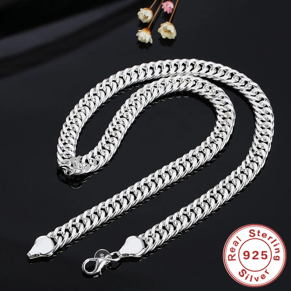 Neue 925 Sterling Silber 20/22 – Cuban Link Chain 12Mm Bewertung und Preis
