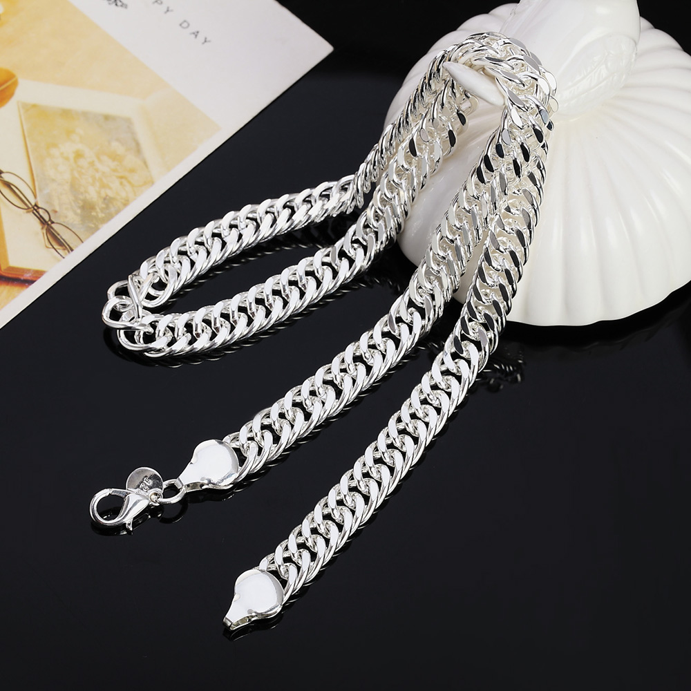 Neue 925 Sterling Silber 20/22 – Cuban Link Chain 12Mm Bewertung und Preis