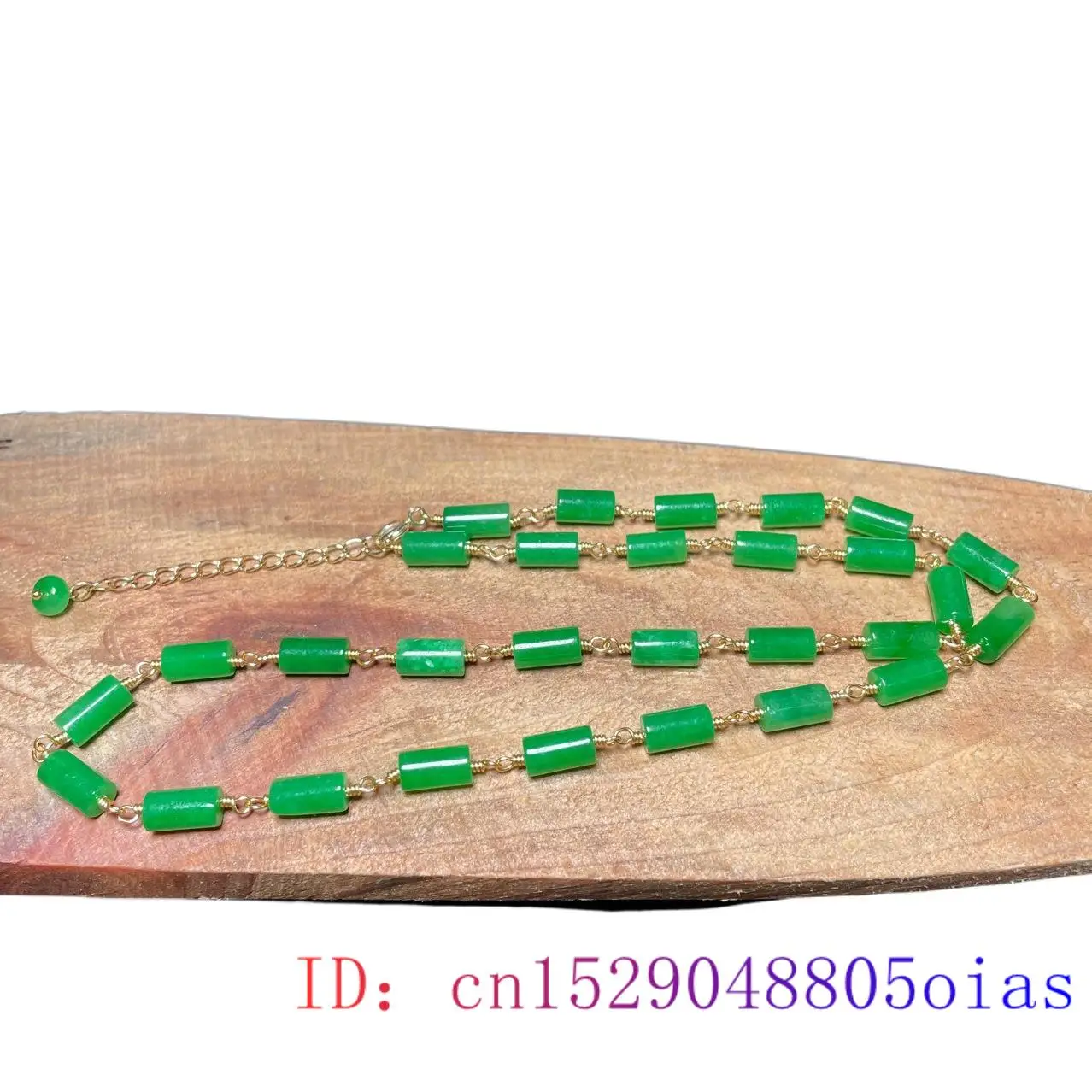 Grüne Jade-Perlen-Halskette, V – Necklaces Bewertung und Preis