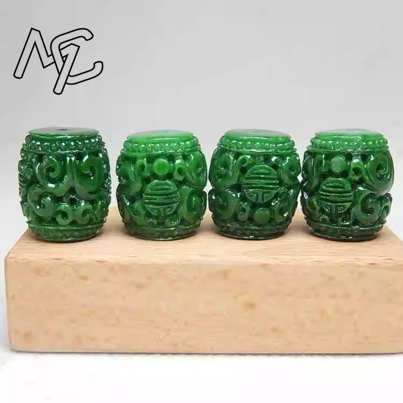 5 Stück natürliche grüne Jade- – Bracelets Bewertung und Preis