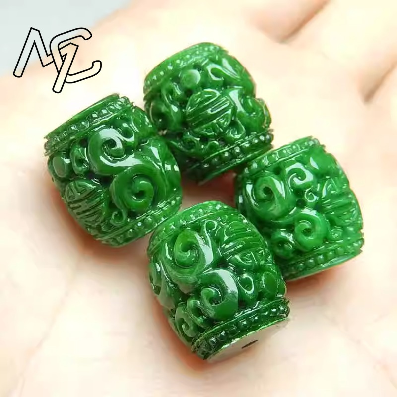 5 Stück natürliche grüne Jade- – Bracelets Bewertung und Preis