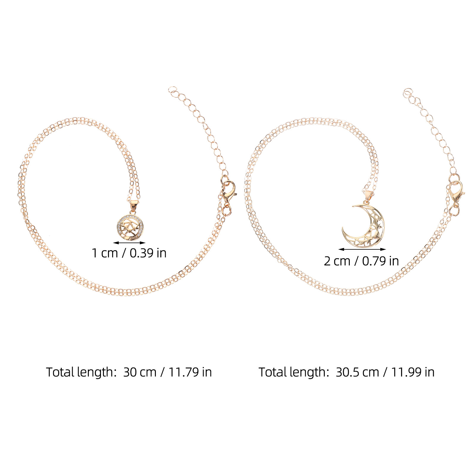1 Paar Sonne- und Mond-Halsket – Magnetic Couple Matching Necklaces Bewertung und Preis