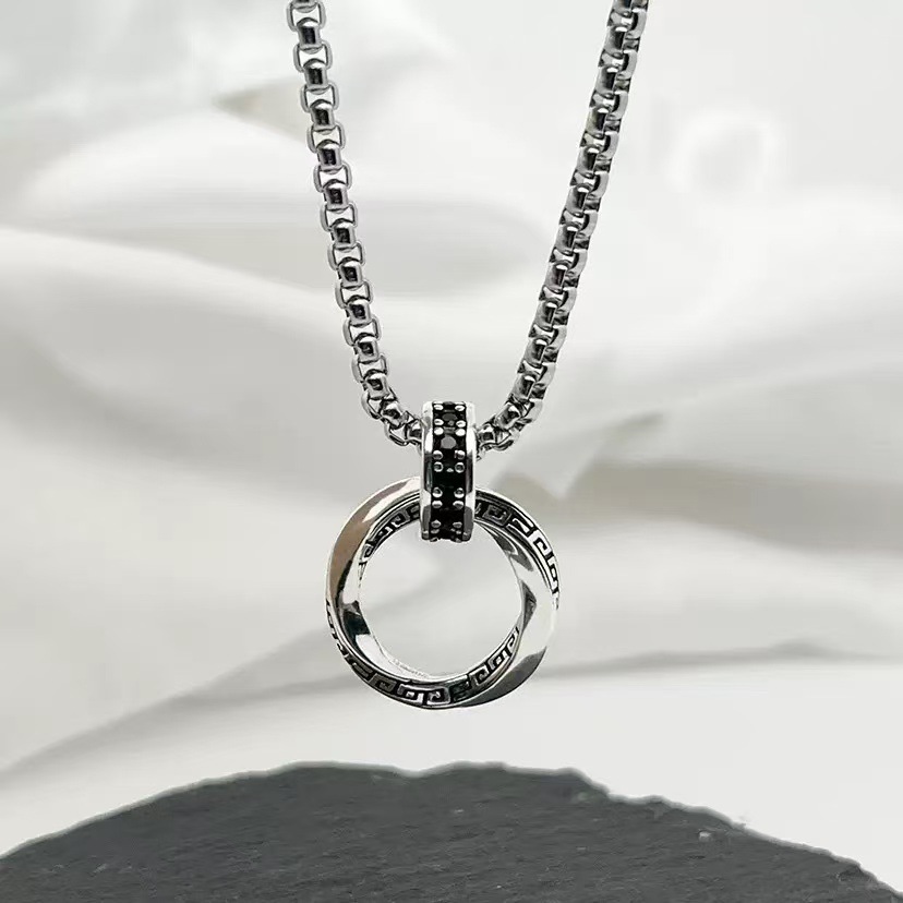 Neue Halskette aus 925er-Sterl – 925 Sterling Silver Chain Necklace Men Bewertung und Preis