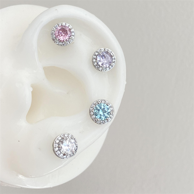 1PCS Shiny Blue Zirkon Edelsta – Body Jewelry Bewertung und Preis