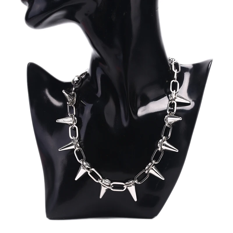 Goth Rock Biker Spike Rivet Kr – Goth Punk Spike Choker Bewertung und Preis