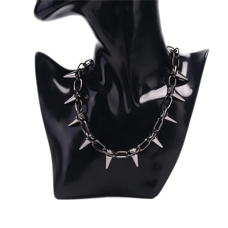 Goth Rock Biker Spike Rivet Kr – Goth Punk Spike Choker Bewertung und Preis