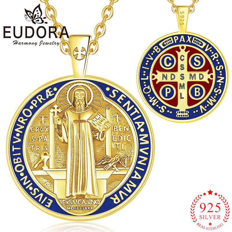 Eudora Halskette aus 925er Ste – Cross Pendant Necklace Gold Bewertung und Preis