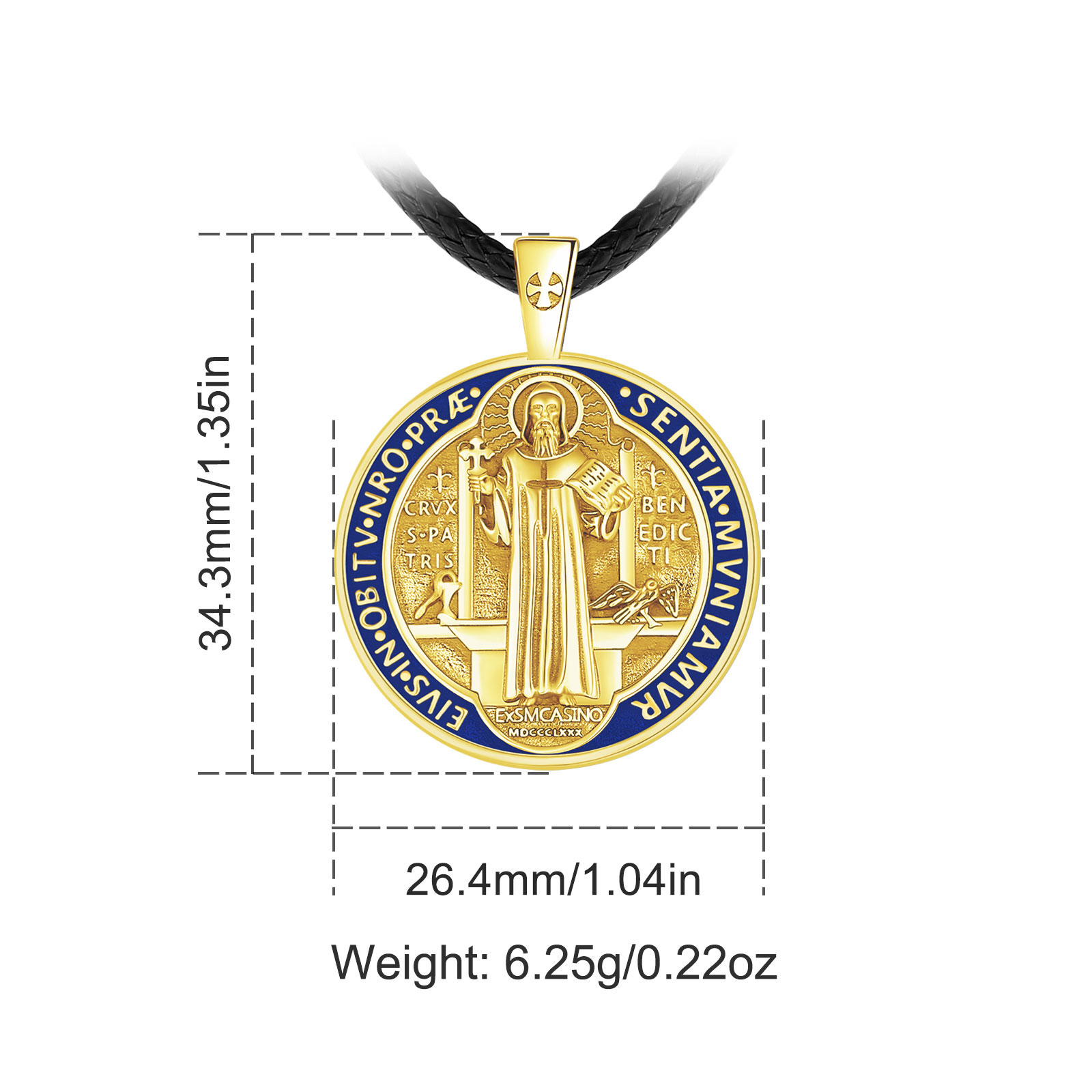 Eudora Halskette aus 925er Ste – Cross Pendant Necklace Gold Bewertung und Preis