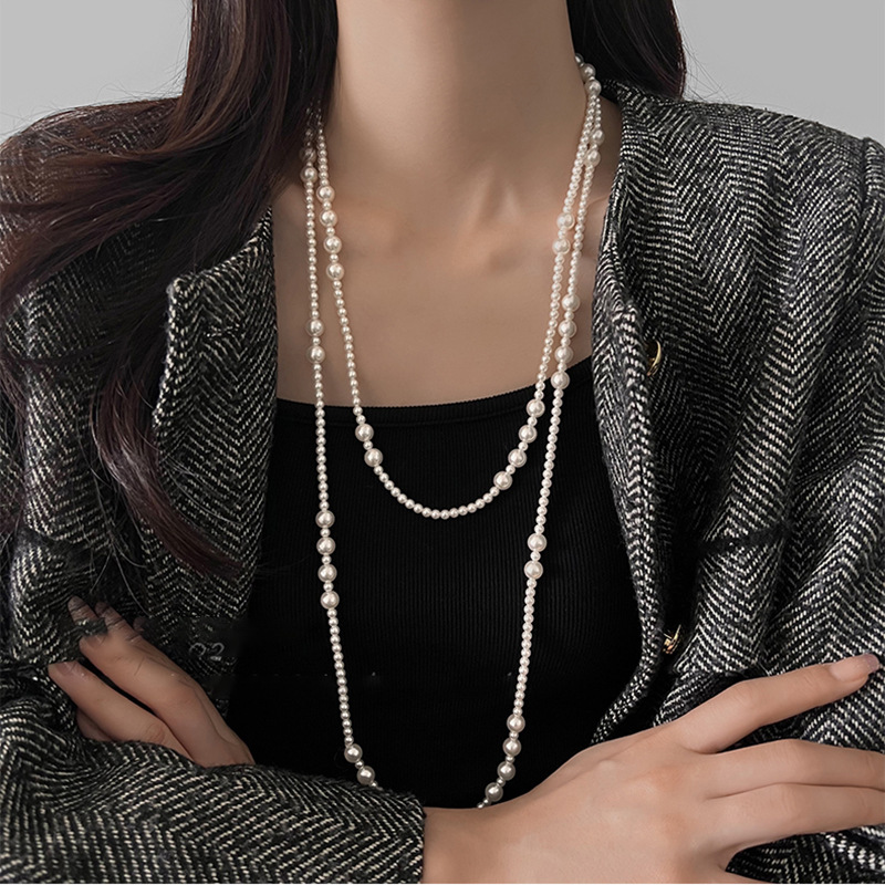 Vintage lange mehr schicht ige – Pearl Choker Necklace Vintage Bewertung und Preis