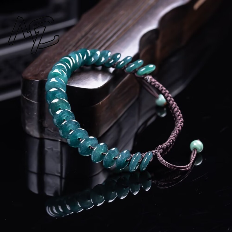 Natürliches Echtes Smaragd-Bla – Bracelets Bewertung und Preis