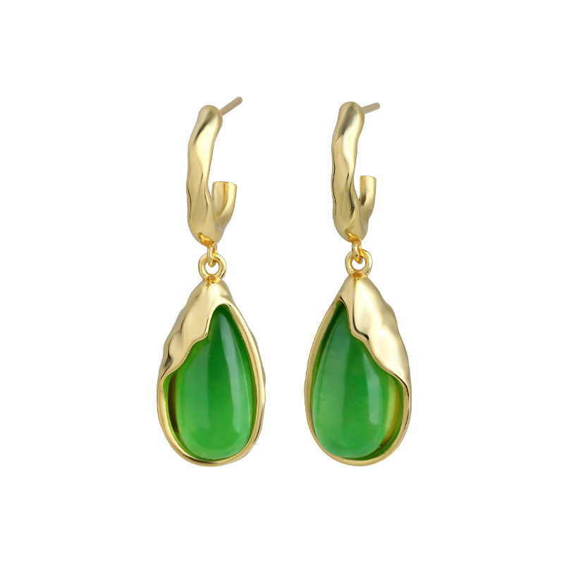 Grüne Echte Jade Wassertropfen – Earrings Bewertung und Preis