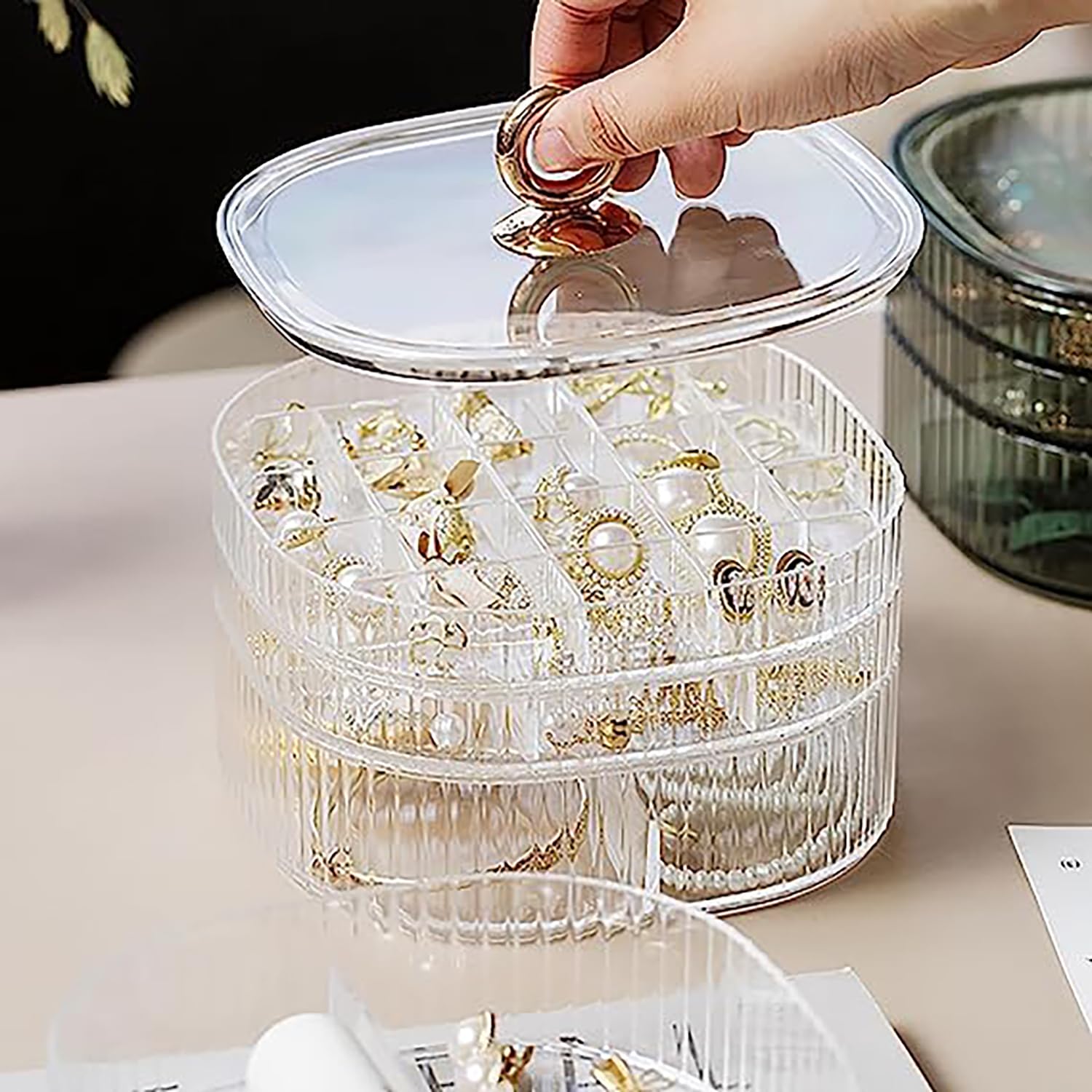 Transparente Schmuckschatulle, – Earrings Bewertung und Preis