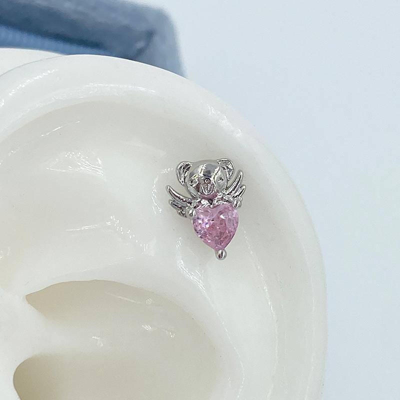 1 Stück glänzender rosa Zirkon – Body Jewelry Bewertung und Preis