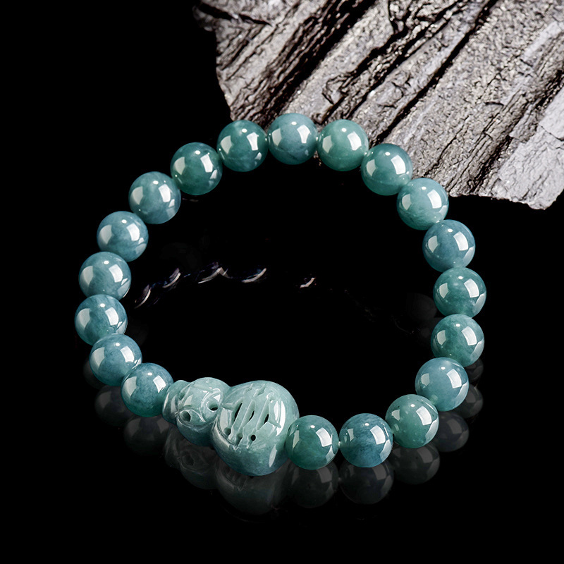 Myanmar Jadeit Kürbis Armband  – Bracelets Bewertung und Preis