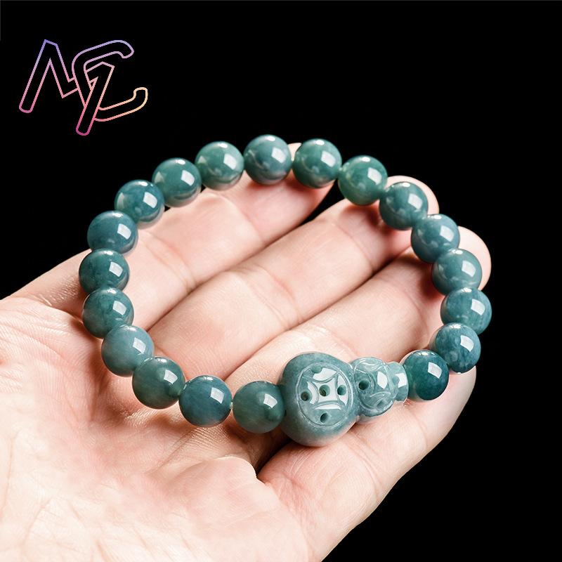 Myanmar Jadeit Kürbis Armband  – Bracelets Bewertung und Preis