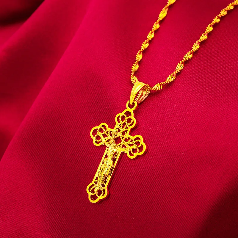 Briex Jewelry Ins Vintage Gold – Cross Pendant Necklace Gold Bewertung und Preis