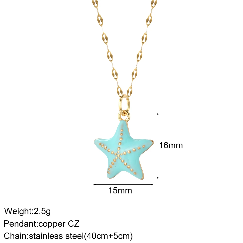 Süße Seestern Muschel Diy Hals – Cross Pendant Necklace Gold Bewertung und Preis