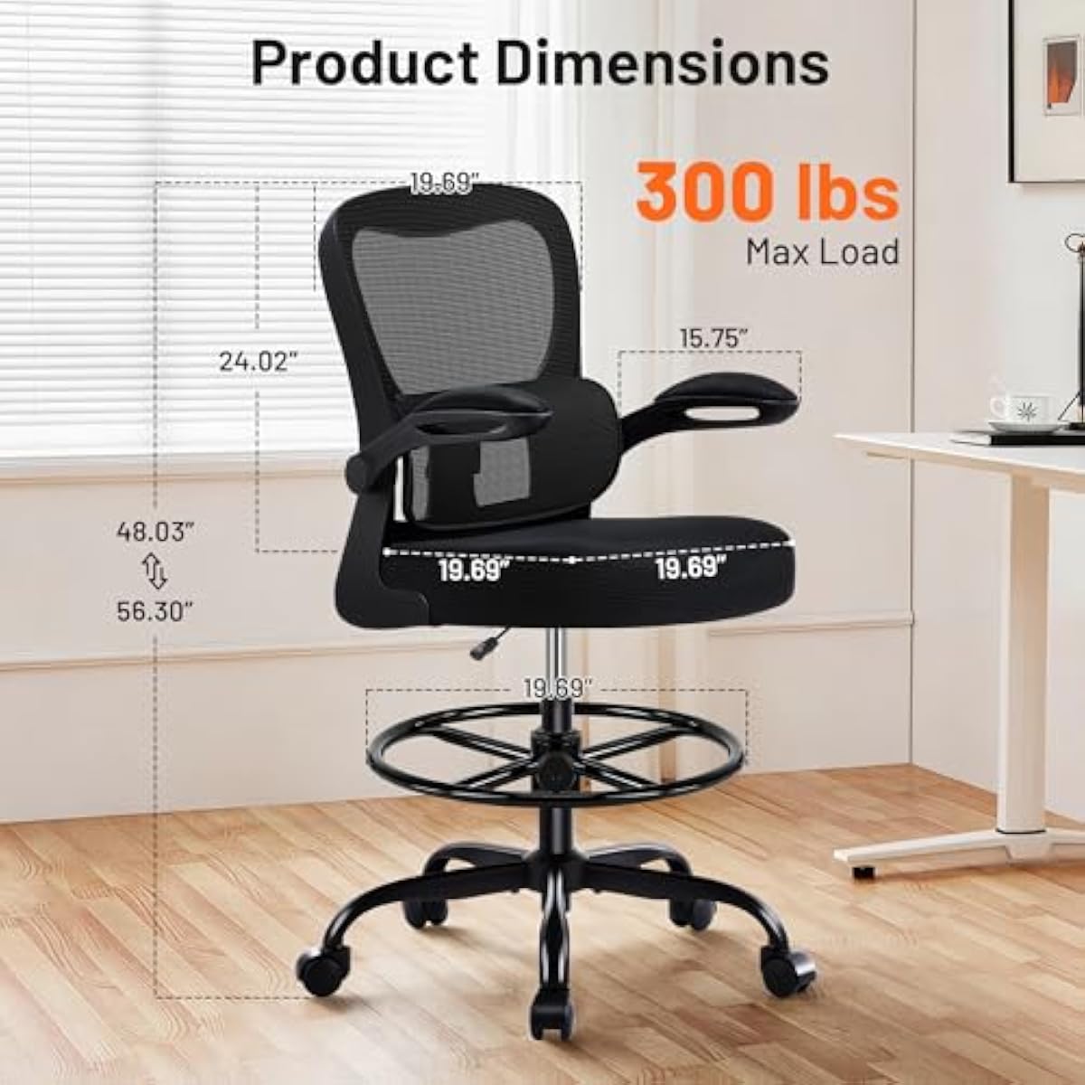 Ergonomischer Zeichenstuhl mit – Rings Bewertung und Preis