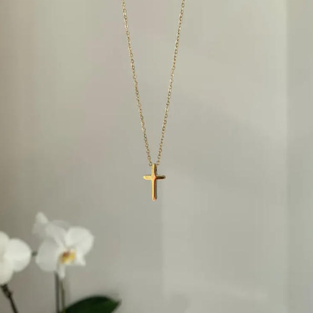 Exquisite goldene Kreuzkette,  – Cross Pendant Necklace Gold Bewertung und Preis
