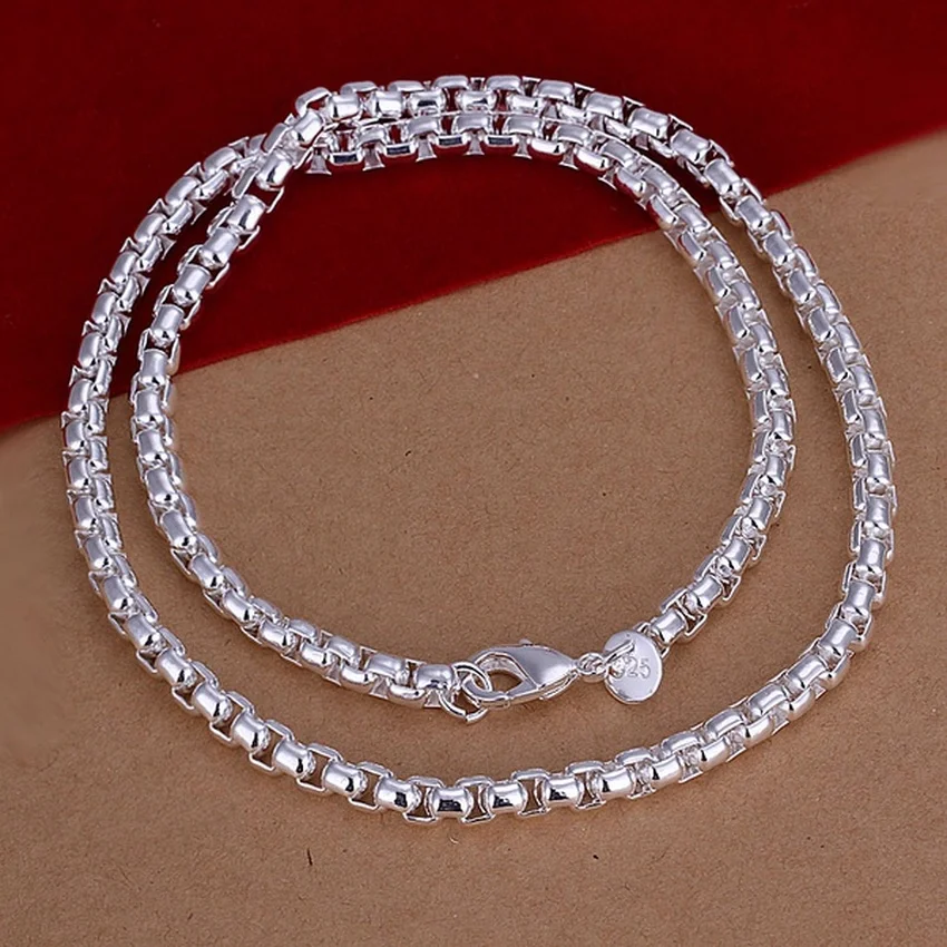 45–60 cm Halskette aus 925er-S – 925 Sterling Silver Chain Necklace Men Bewertung und Preis