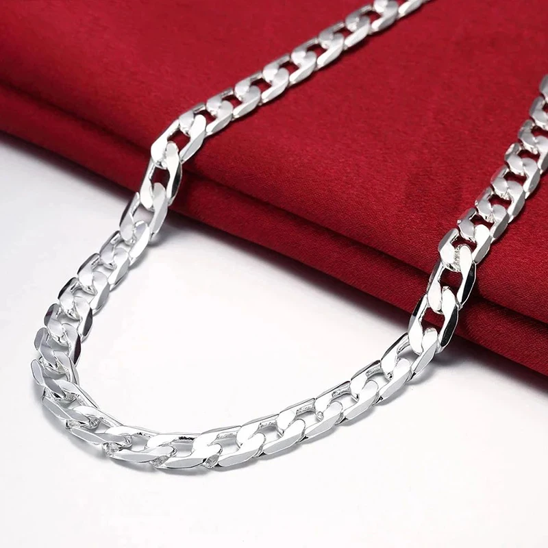 925 Sterling Silber Halskette  – Cuban Link Chain 12Mm Bewertung und Preis
