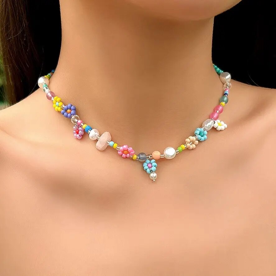 Boho einfache Perlen Nachahmun – Pearl Choker Necklace Vintage Bewertung und Preis