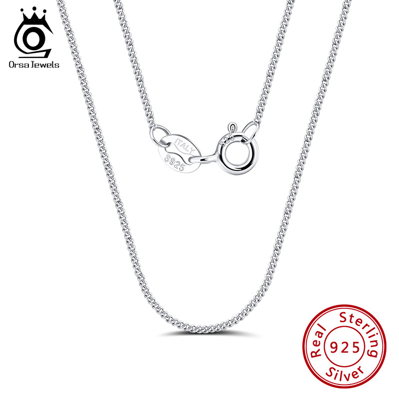 ORSA JEWELS Italienische Halsk – 925 Sterling Silver Chain Necklace Men Bewertung und Preis