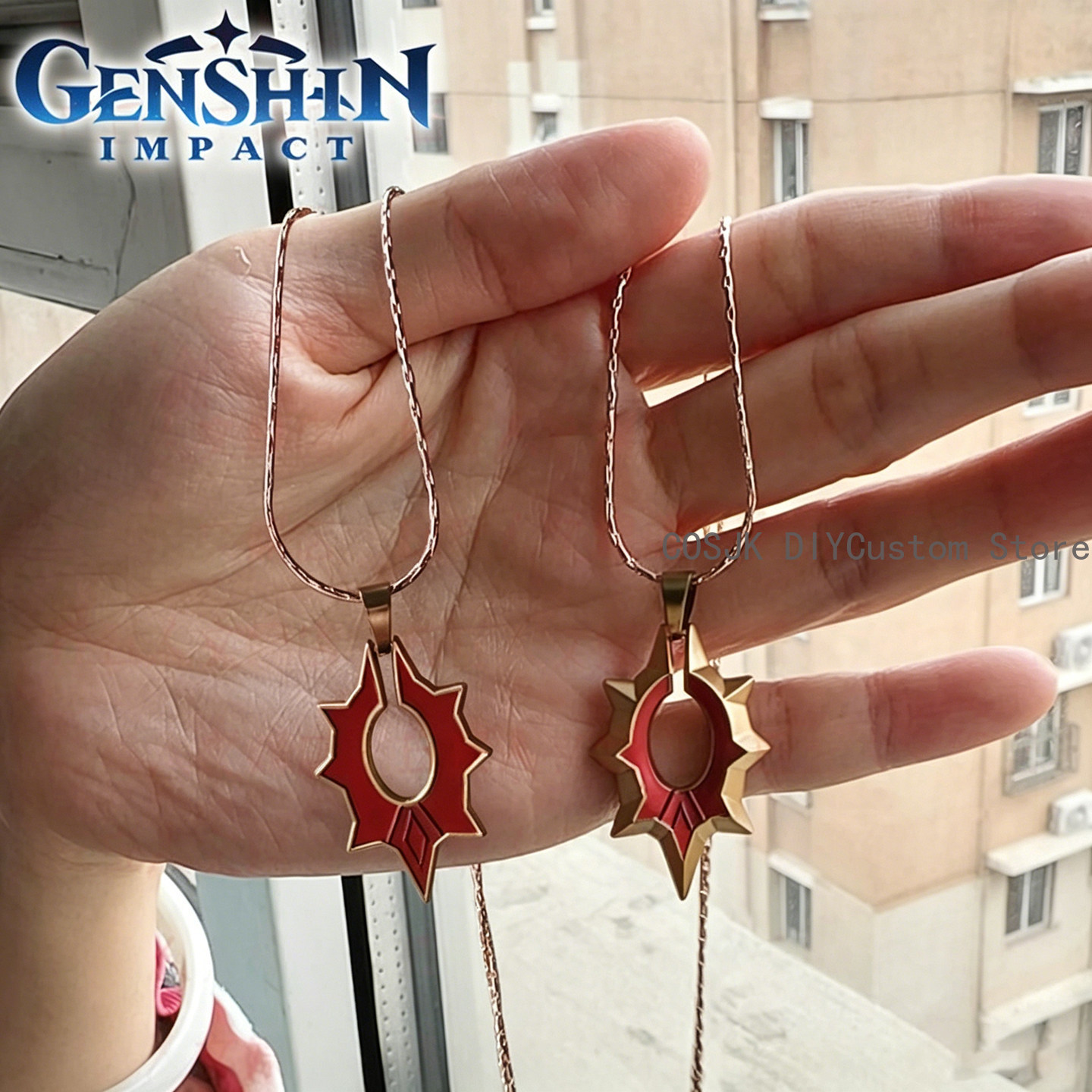 Genshin Impact Mavuika Charakt – Anime Pendant Necklace Bewertung und Preis