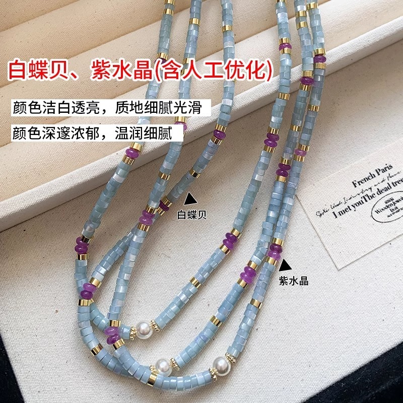 Minar Ungewöhnliche blaue Natu – Pearl Choker Necklace Vintage Bewertung und Preis