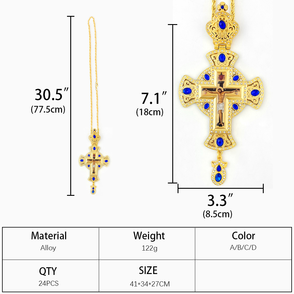 Traditionelle byzantinisch-ort – Cross Pendant Necklace Gold Bewertung und Preis