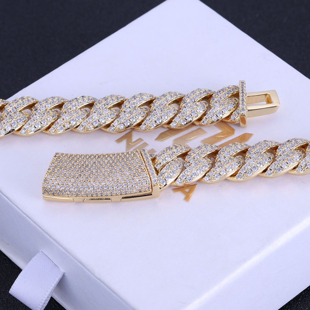 ESKEEM Neue Stil 13MM Iced Out – Cuban Link Chain 12Mm Bewertung und Preis