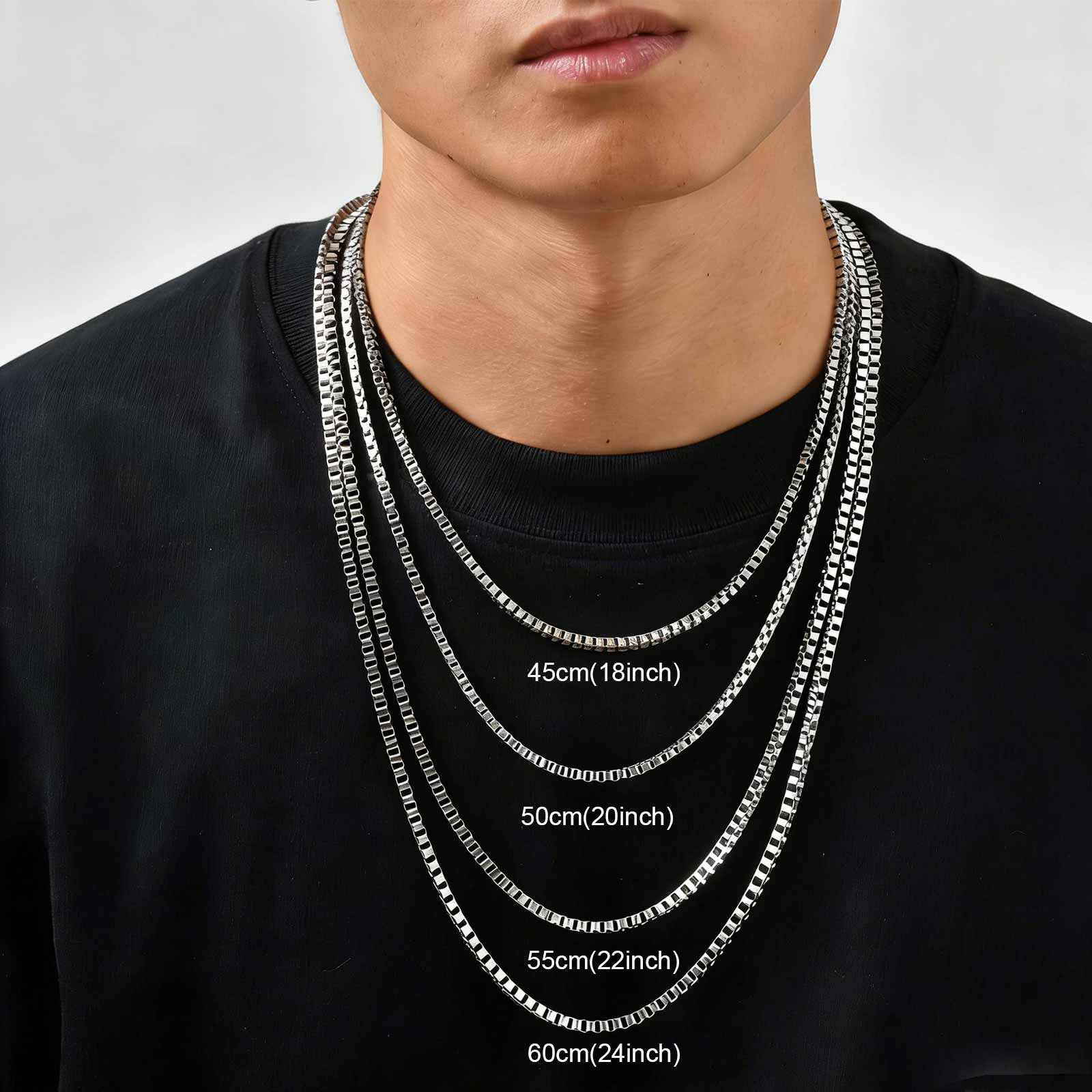 1/2/3MM Dünne Kettenhalskette  – Cuban Link Chain 12Mm Bewertung und Preis