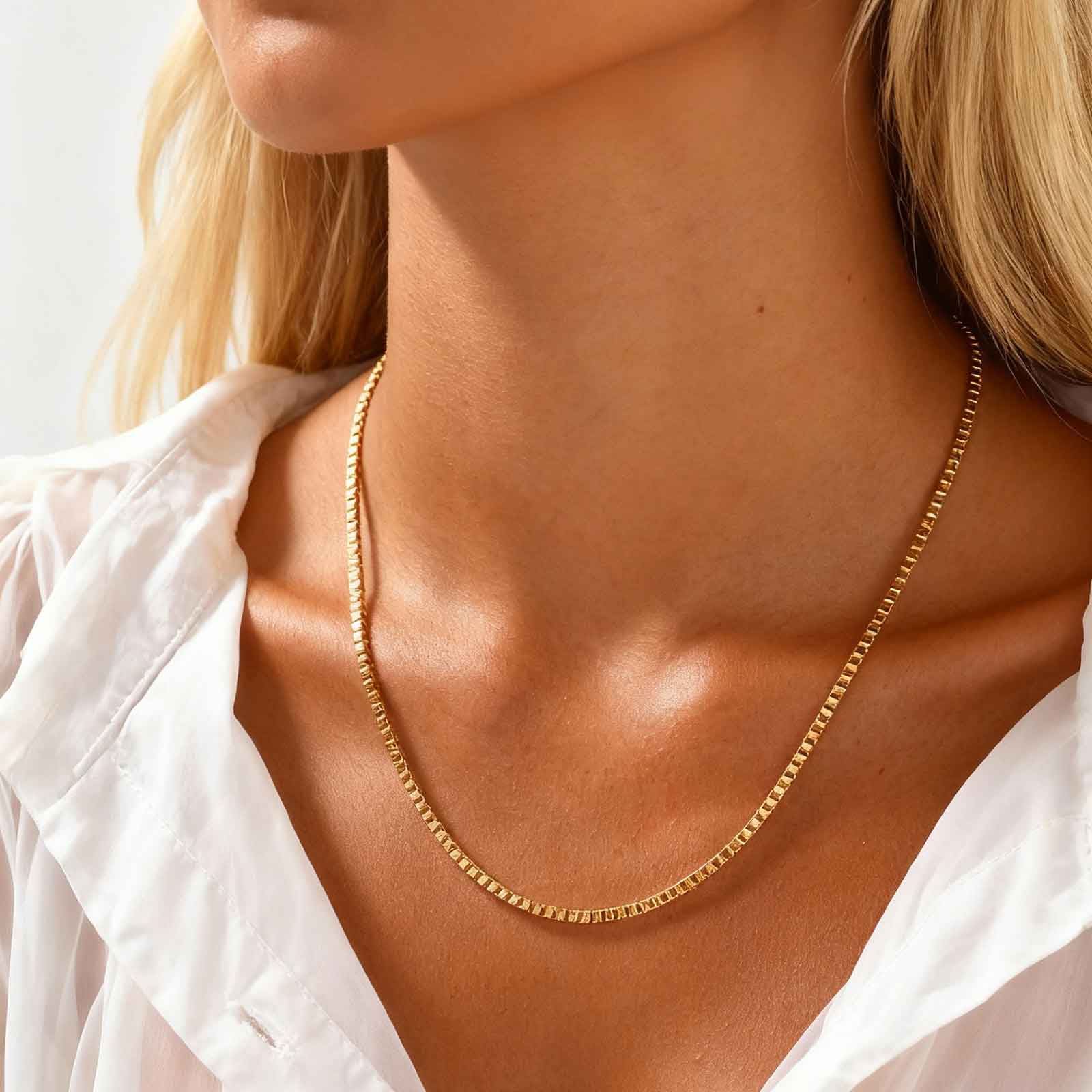 1/2/3MM Dünne Kettenhalskette  – Cuban Link Chain 12Mm Bewertung und Preis